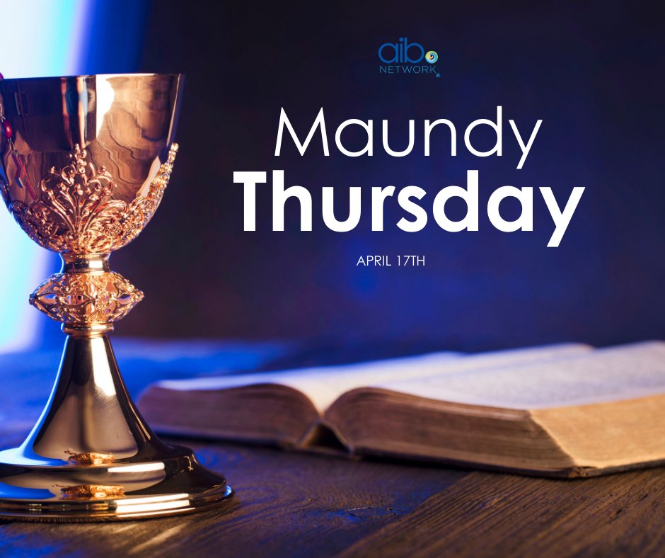 On this Maundy Thursday, may the spirit of service, humility, and love guide our hearts. Wishing a meaningful observance to those commemorating this sacred day. 💧🕊️

#MaundyThursday #HolyWeek #AIBNetwork #watchAIBTV