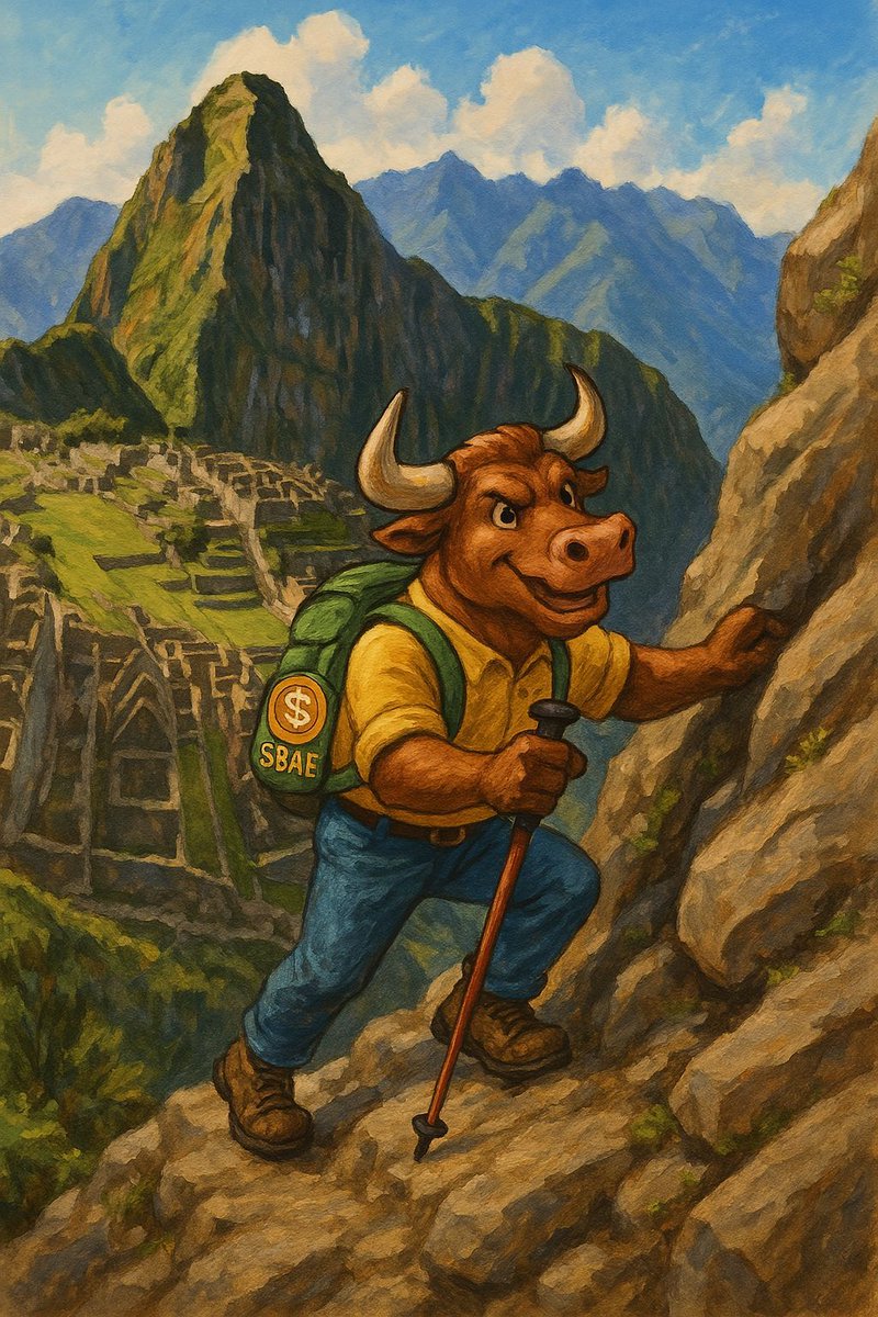 saltbaetoken's tweet photo. ๐๏ธ๐ The $SBAE Bull conquers Machu Picchu โ scaling ancient peaks with unstoppable energy! ๐๐น
"From ruins to riches โ the climb never stops."
#SBAE #BullRun #MachuPicchuMomentum #CryptoClimber https://t.co/o8pAOEtLtk