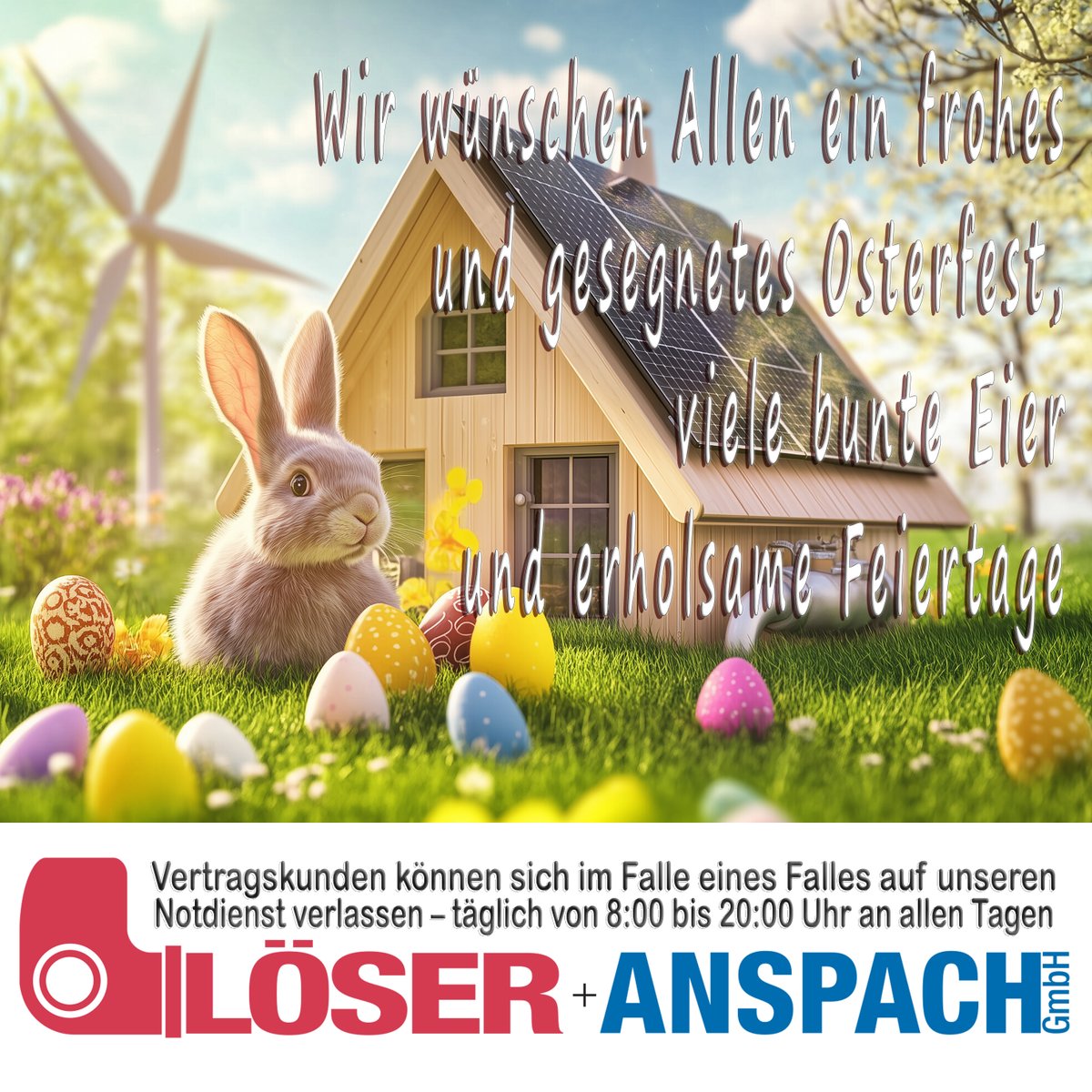 Wir wünschen unserem Team, den Kunden und Freunden frohe Ostertage!