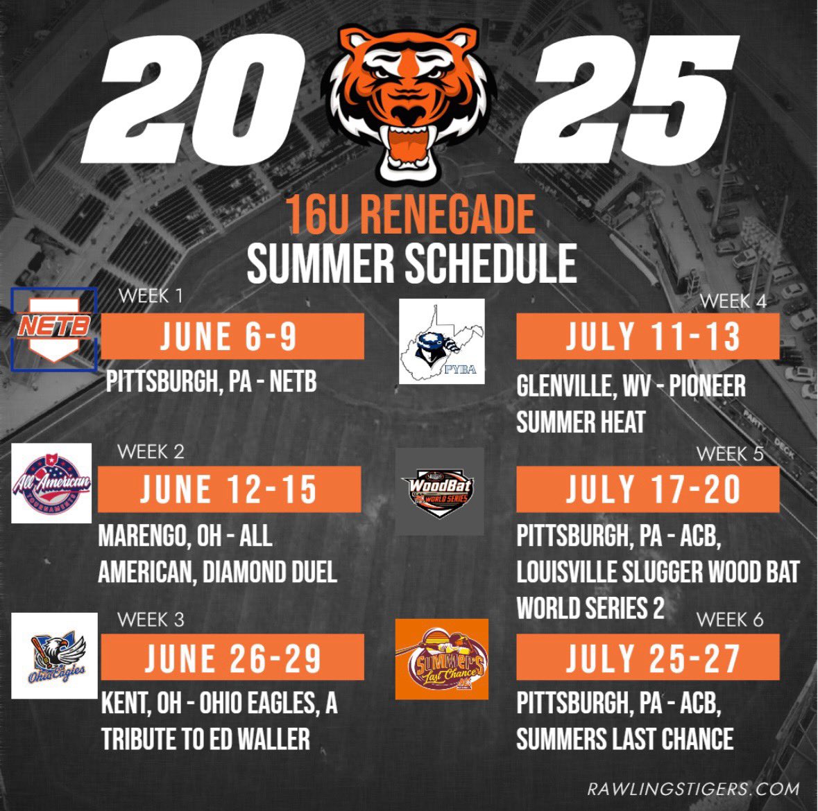 bry_williams28's tweet photo. HS Season is flying. It’s almost that time again… Summer Schedule 2025 https://t.co/UEWHEcuOp6