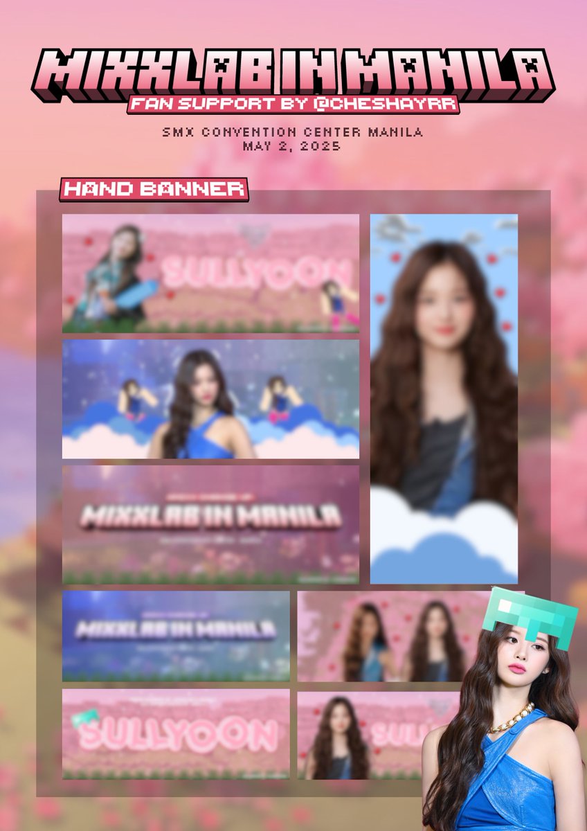 imneomiwa's tweet photo. 𓏲  ๋࣭  #MIXX_LAB_MANILA Sullyoon Fan Support  ๋࣭ ˖

here are the hand banner designs i made for my giveaway hehe. didn't realize i edited a lot lol sayang naman kung hindi magagamit haha

・very limited 
・1:1
・distribution details TBA

see you nswers! ⸜(｡˃ ᵕ ˂ )⸝♡ 🫧🐋 https://t.co/MueouNOhg0