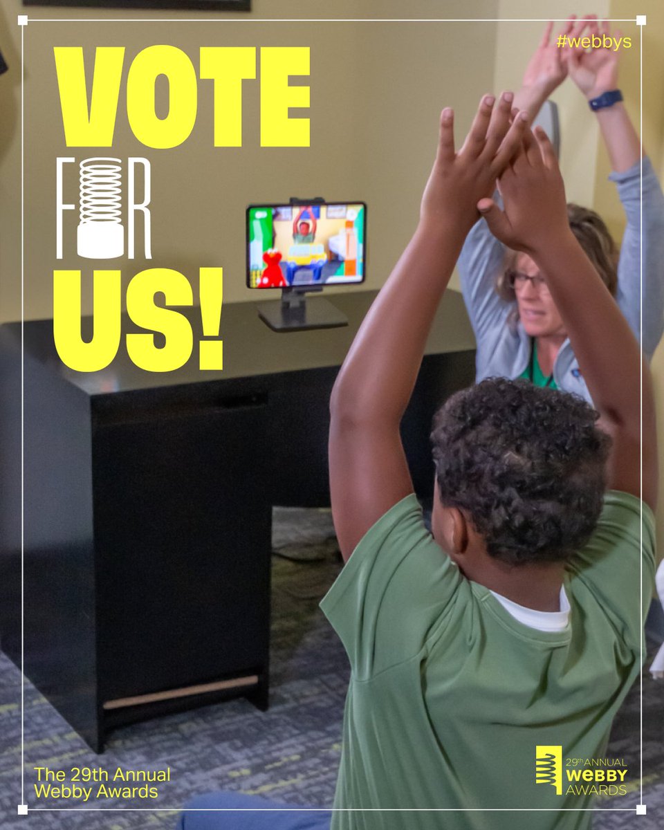 🚨 Today's the last day to vote for us in The Webby Awards for best Accessible Technology. We'd appreciate your vote! wbby.co/3DIZNhO