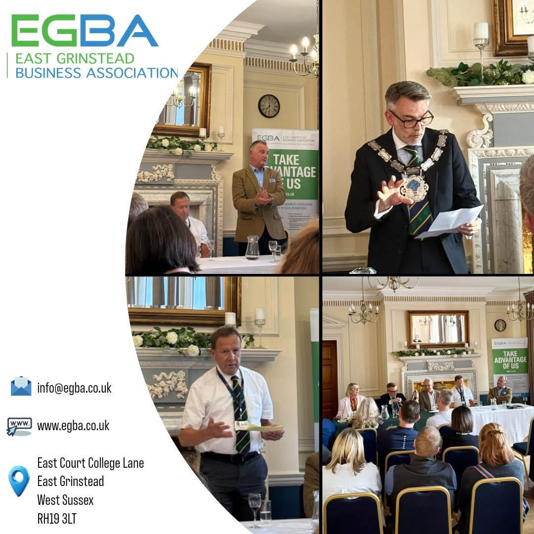 EGBAssociation's tweet photo. Over 40 business people took part in the first Mayoral Business Reception hosted jointly by the Mayor, Steve Ody and the EGBA.  The panel speakers included the leader of WSCC, the leader of EG TC, and, MSDC.  They spoke about Devolution and changes it is will bring. https://t.co/ZjIcU7nRjg