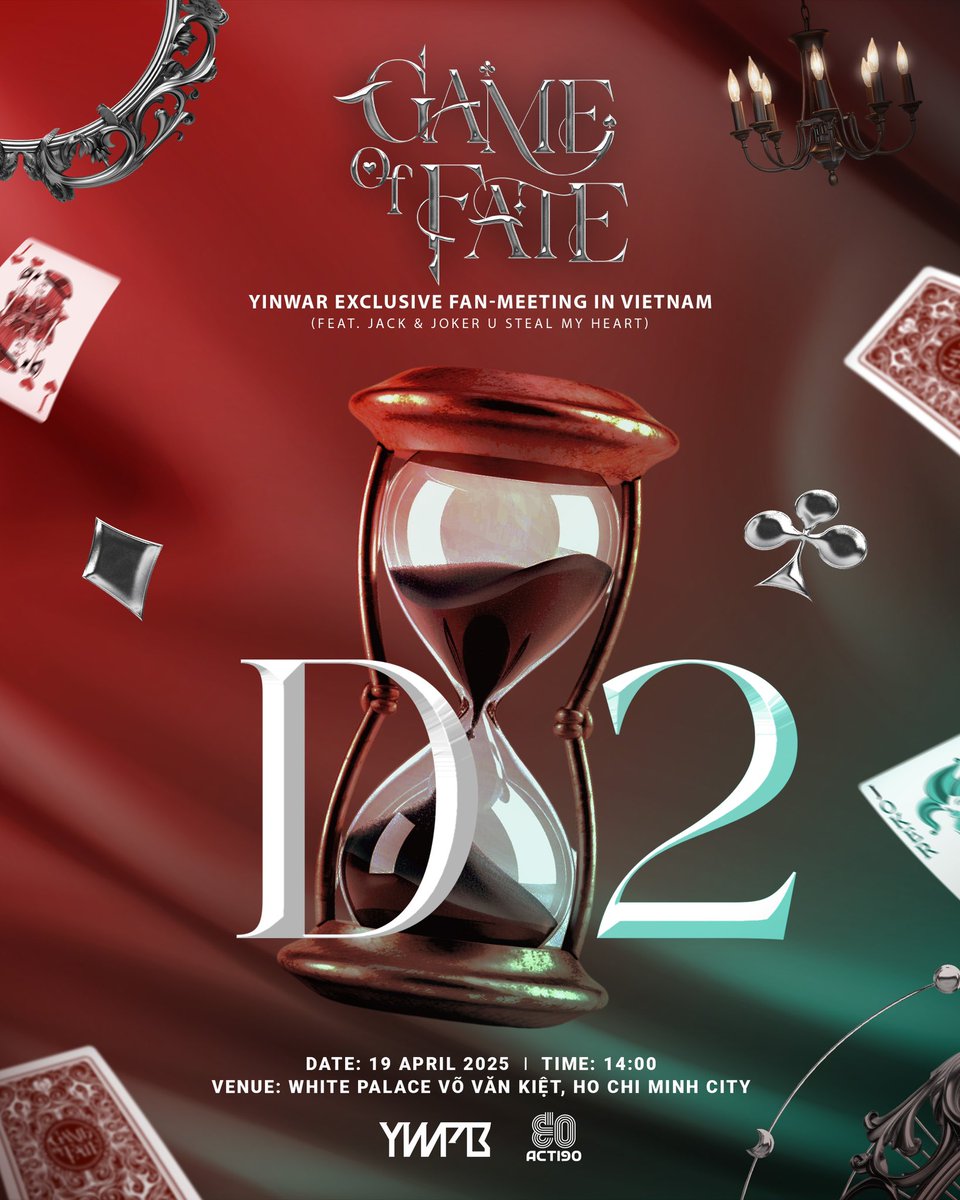 Chỉ còn 2 ngày nữa là chương trình bắt đầu!

Only 2 days left and the show begins🤩

🗓: 19 April 2025
📍: White Palace Võ Văn Kiệt
🎟: Ticket Price : VND 5,400,000 (USD 210) | VND 4,800,000 (USD 185) | VND 3,700,000 (USD 145) | VND 2,600,000 (USD 95) | VND 1,800,000 (USD