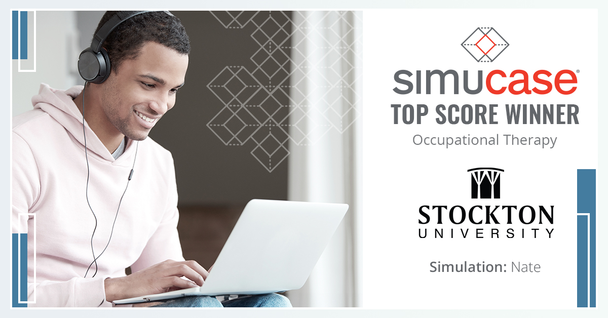 Simucase (@simucase) on Twitter photo Congratulations from the Simucase team to <a href="/Stockton_edu/">Stockton University</a> and their occupational therapy program, the top score winner for our OT cases this week on #simucase!🥇GO #FutureOTs #ot2b #StocktonU Congratulations from the Simucase team to <a href="/Stockton_edu/">Stockton University</a> and their occupational therapy program, the top score winner for our OT cases this week on #simucase!🥇GO #FutureOTs #ot2b #StocktonU