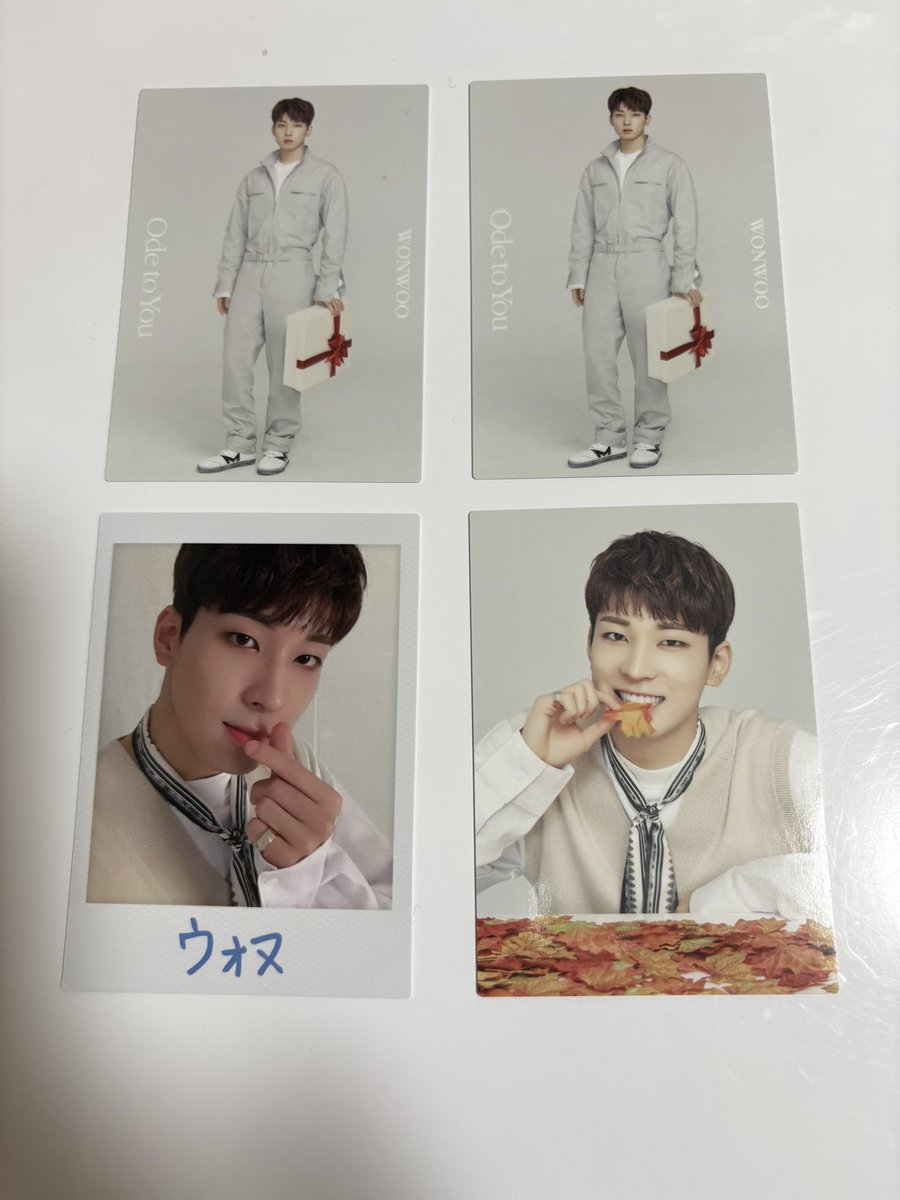 ____gksnfs2's tweet photo. SEVENTEEN セブチ 過去 トレカ 交換

«譲» ウォヌ ウジ ディエイト ミンギュ

«求»ウォヌ ジョンハン

大阪 4/27 ペンミ 手渡し優先 郵送も可

同種希望ですが異種も検討します！
お気軽にお声掛けください🙇🏻‍♀️

#SEVENTEEN  #セブチ交換  #過去トレカ https://t.co/LnOI3UNeQd