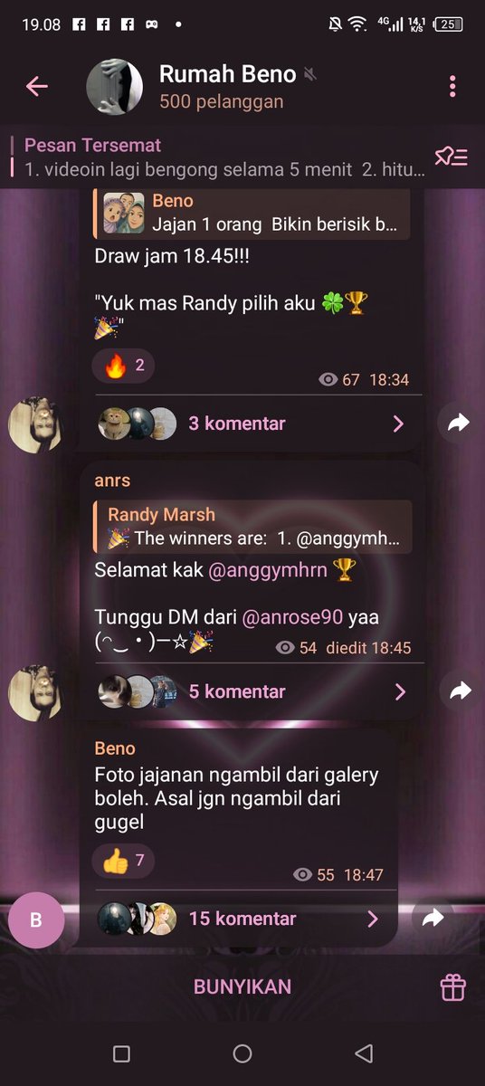anggymhrn's tweet photo. Terimakasih hadiah spinnya @Beno5400 dan admin @anrose90 serta sponsor. Semoga sehat selalu, lancar rezekinya dan bahagia selalu 🫶🥰 #RosBen https://t.co/JUvEqUDgWk