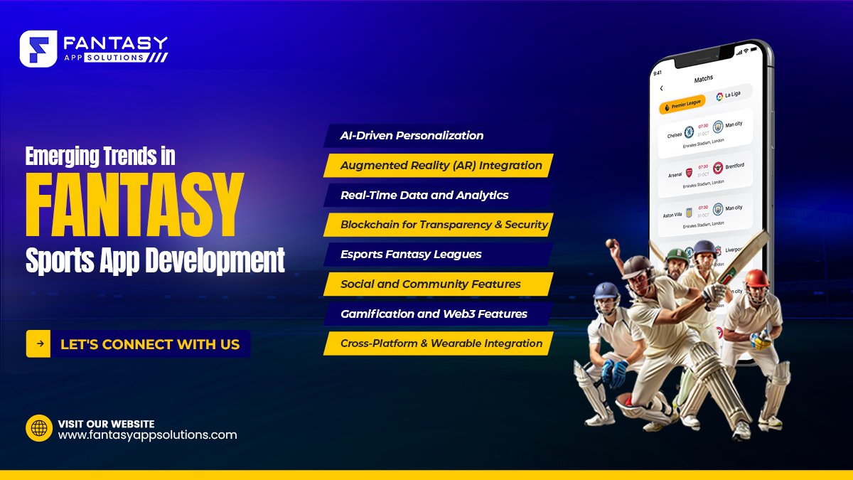 fanappsolutions's tweet image. The next era of 𝐅𝐚𝐧𝐭𝐚𝐬𝐲 𝐒𝐩𝐨𝐫𝐭𝐬 is just around the corner, and it's packed with innovation! Let's create the next big thing together!
#FantasySportsApp #FantasyAppDevelopment #FantasySportsAppDevelopment #IPL #IPL2025 #FantasyCricketApp #MIvsSRH #IndianPremierLeague