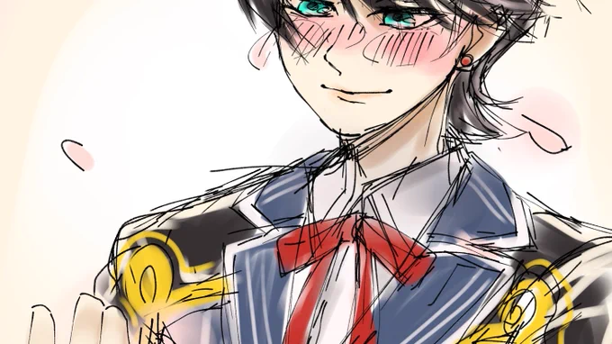久しぶりすぎて理想通りに描けるか分からないけど色ラフ(雑)まで
