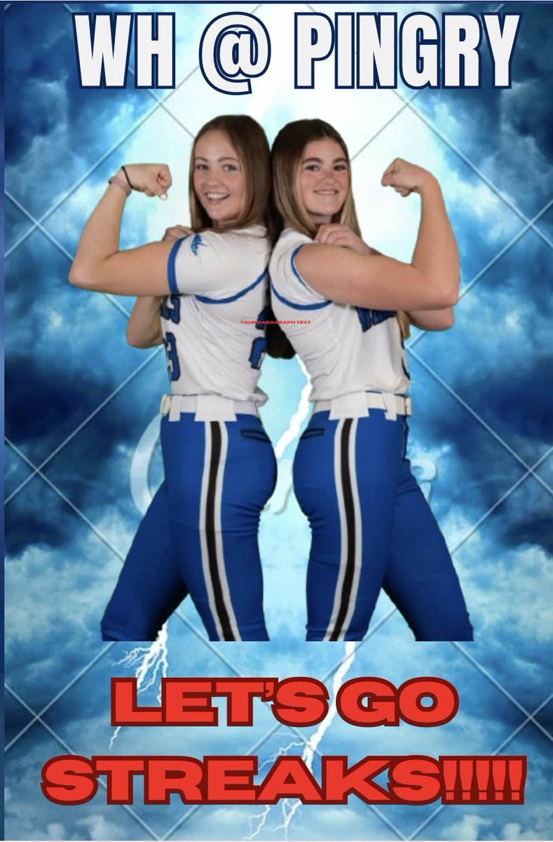 Get fired up girls, IT’S GAME DAY!!!! FOCUS, INTENSITY AND CONFIDENCE!!! BELIEVE, BELIEVE, BELIEVE!!! 💙⚡️🥎
