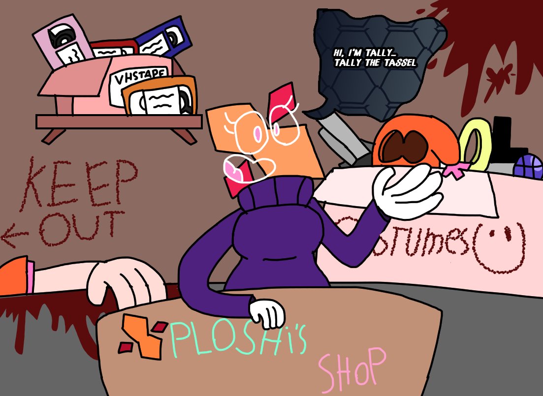 VsXploshiFNF's tweet photo. Important news with our brand new lovely shopkeeper, Tally the Tassel! (1/3)

#VsXploshi #XploshiFanart #FNFMod #News #FridayNightFunkin #XploshiOC https://t.co/Yvp8Oaytvl