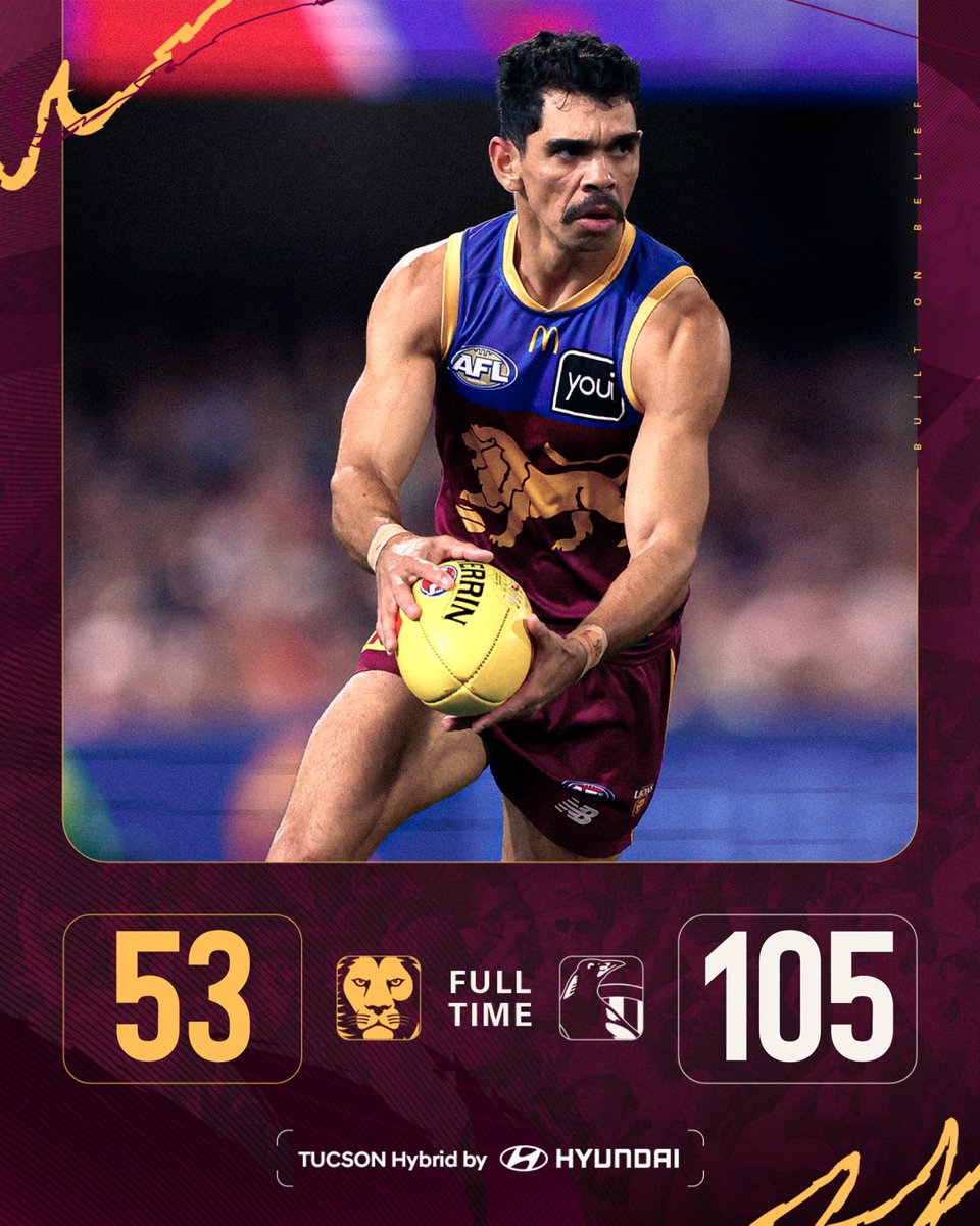 brisbanelions's tweet photo. Not our night 💔 https://t.co/0z0HLrYu2F