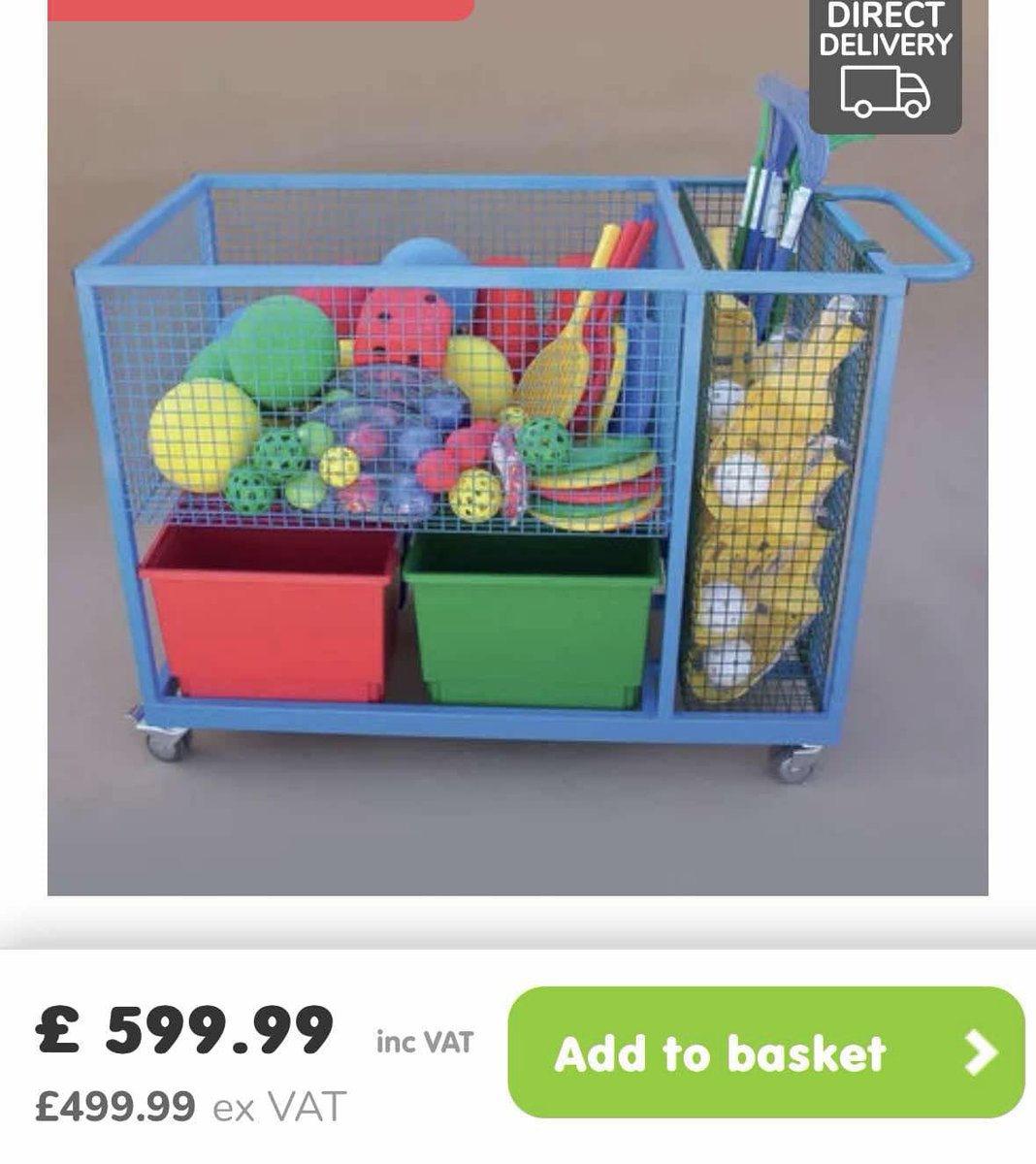 Sports trolley for sale, collection Freuchie. £150ono 
Selling due to us needing more space at work. RTs from you fifers would be appreciated 👍