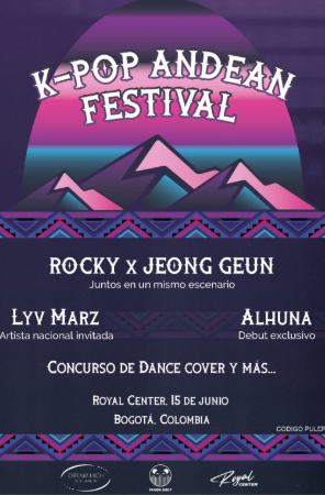 mparkmoom2's tweet photo. 6/15 ラキちゃんとジョングン君、コロンビアのフェスkpop andean festival colombiaに出演🥲

兄弟でステージに立つ日が来た！

#HAWW #하우 #ジョングン #정근 #JEONGGEUNね #라키 #ROCKY https://t.co/zmNHUsuVH4