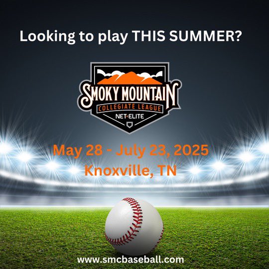 Calling All Arms! Still Need a Summer Team?
College players &amp; 2025 commits — SMCL has roster spots available.

▶️ Plenty of innings
▶️ 4 games/week
▶️ Housing available (extra cost)

Pitchers especially needed — if looking for innings.

Signup by May 1!

smclbaseball.com