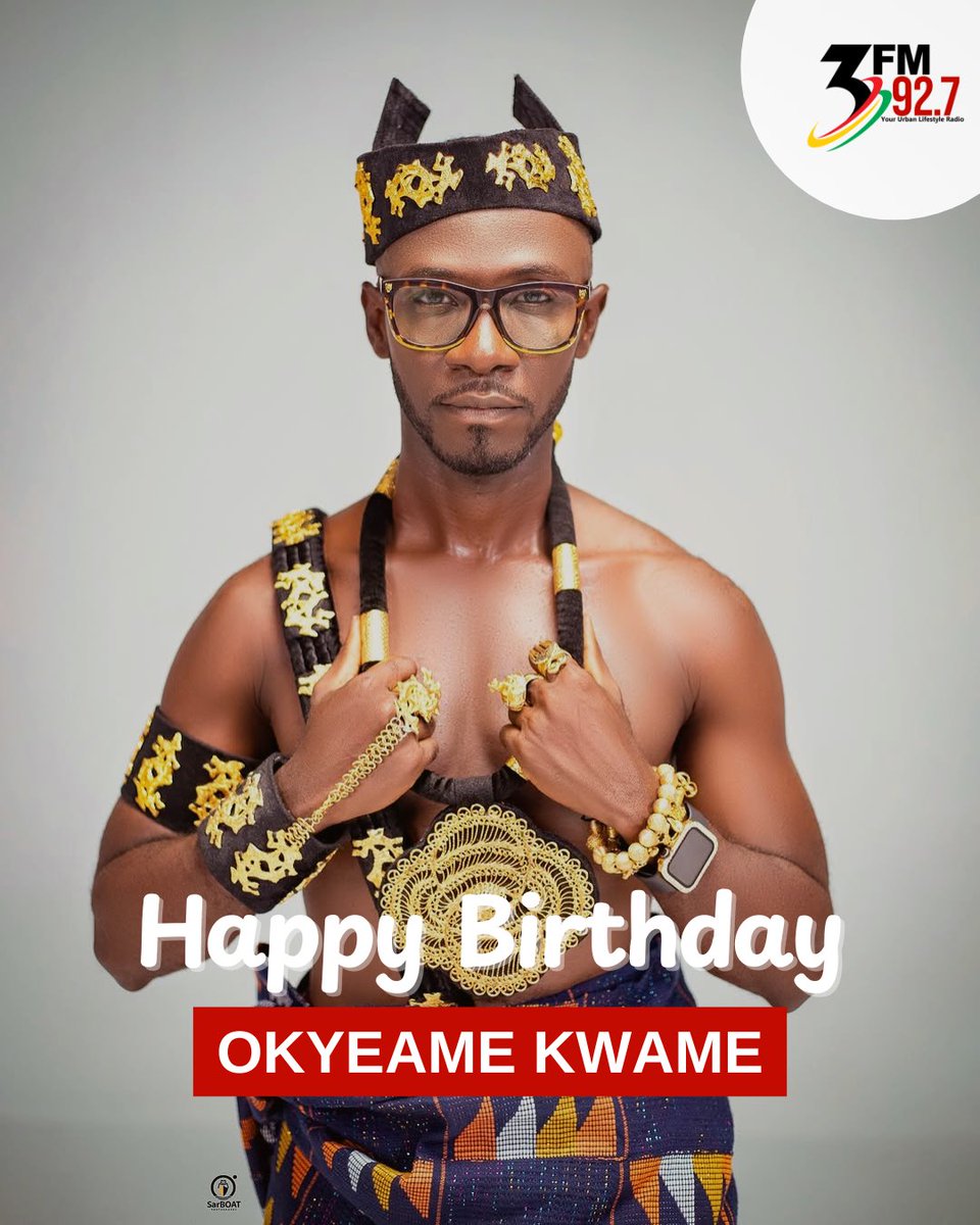 3fm927's tweet photo. Happy birthday to the rap doctor, made in Ghana π¬π Ambassador, our very own @Okyeamekwame ππ
Cheers π₯ to greatness and have a great day sir! ππ
#3FM927 #3FMBirthdays https://t.co/wf2jqPWReO