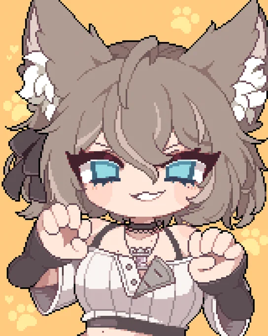 Vgen commission work#pixelart #pixel #art #ドット絵 #픽셀아트 