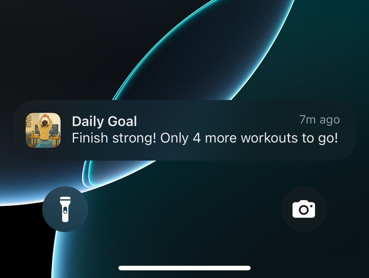vlavuc's tweet image. I am not sure why I never took time to make this app before.
I did my workout as usuall but now I do it quicker as I have exact time for it plus audio to switch exercises.
I will be even more sonsistent as I will get my notification reminder 😺
#notJustHack #indiedev