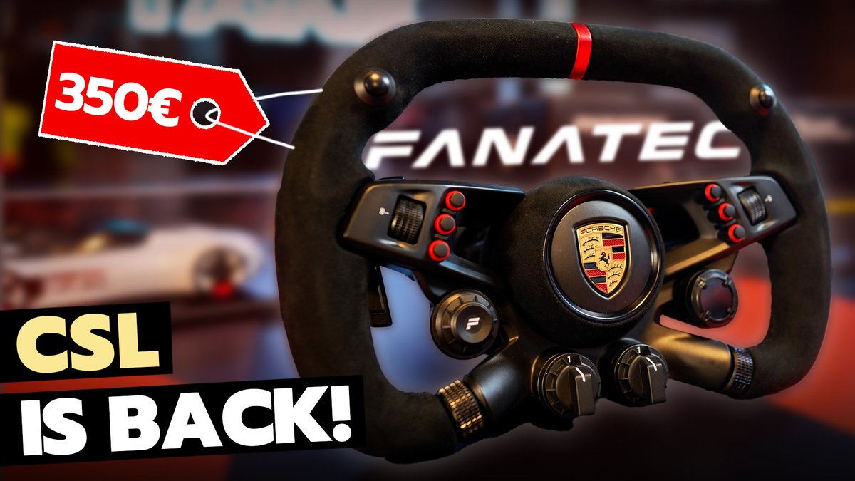OverTake (@overtake_gg) on Twitter photo The <a href="/fanatec/">Fanatec</a> CSL Elite Steering Wheel #Porsche #VisionGT arrived! Based on the concept and #GT7 title car that was introduced about 3 years ago, it marks a new affordable CSL wheel release for #Fanatec.
➡️ Video Review: youtu.be/QQufxaoKK7k The <a href="/fanatec/">Fanatec</a> CSL Elite Steering Wheel #Porsche #VisionGT arrived! Based on the concept and #GT7 title car that was introduced about 3 years ago, it marks a new affordable CSL wheel release for #Fanatec.
➡️ Video Review: youtu.be/QQufxaoKK7k