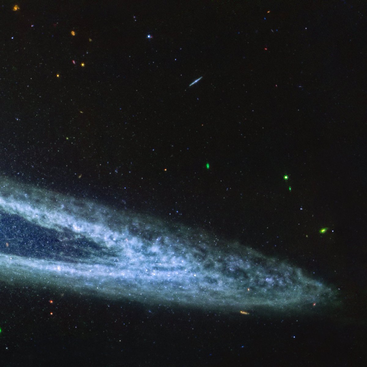 semestasains's tweet image. Sombrero Galaxy, 31 juta tahun cahaya dari Bumi by James Webb Space Telescope.