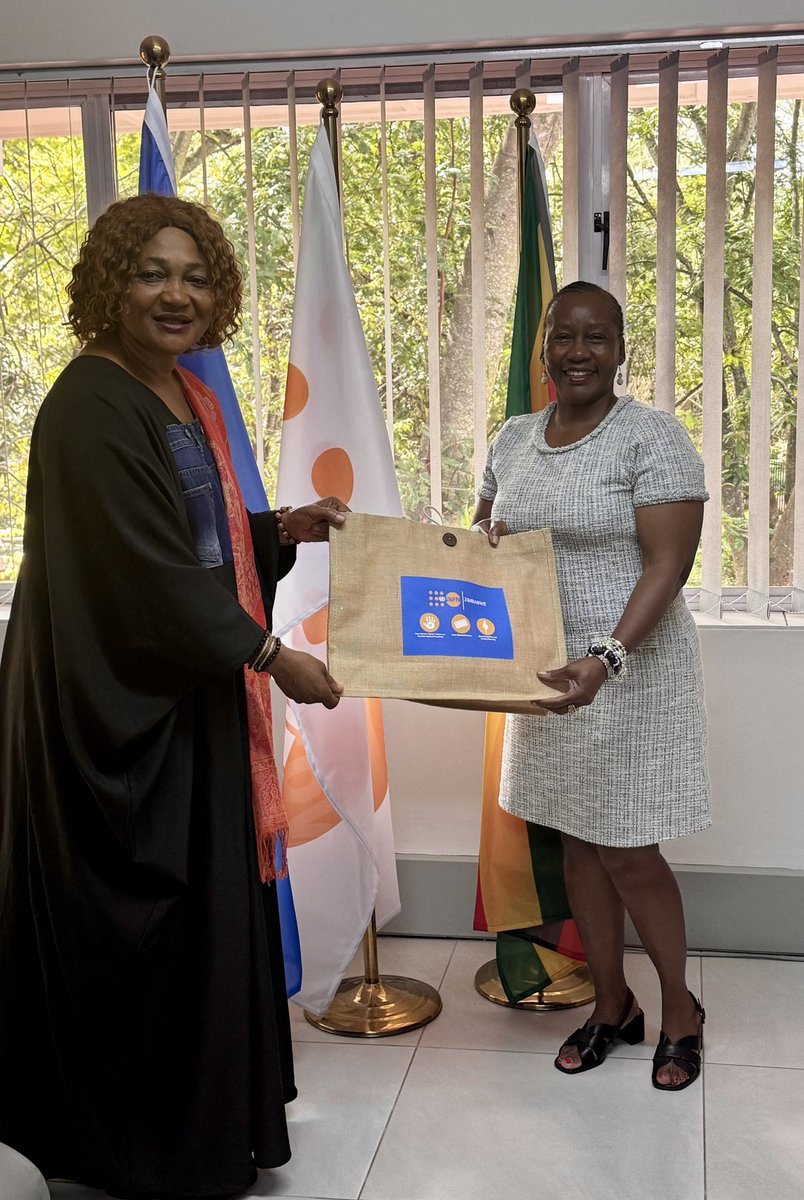 UNFPA Zimbabwe (@unfpa_zimbabwe) on Twitter photo Today <a href="/MushunjeMildred/">Dr. Mildred Nyaungwa-Mushunje, PhD</a> Country Director of @SATRegional paid a courtesy call on @UNFPACountry Representative Ms. Miranda Tabifor. The two discussed strengthening collaboration on Sexual Reproductive Health & Rights issues affecting young people in Zimbabwe as well as the need to Today <a href="/MushunjeMildred/">Dr. Mildred Nyaungwa-Mushunje, PhD</a> Country Director of @SATRegional paid a courtesy call on @UNFPACountry Representative Ms. Miranda Tabifor. The two discussed strengthening collaboration on Sexual Reproductive Health & Rights issues affecting young people in Zimbabwe as well as the need to