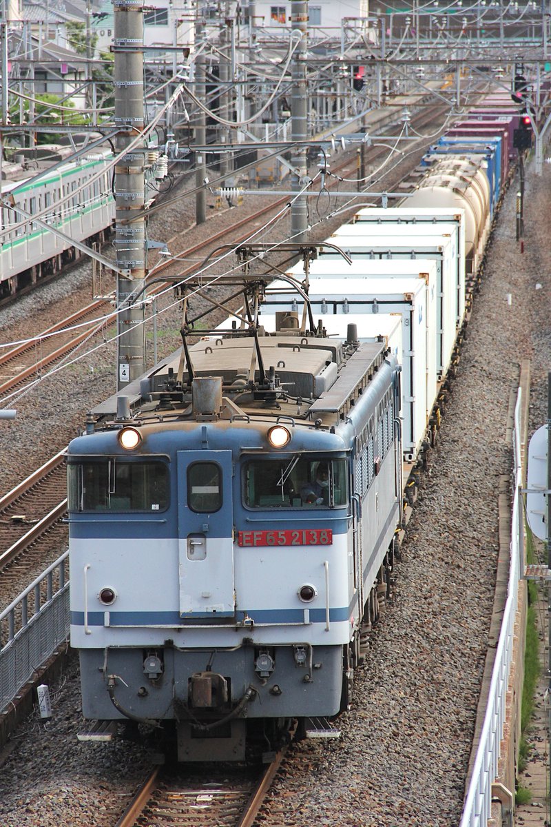 expresstokiwa's tweet photo. #1日1枚貨物列車画像
#1日1枚EF65
#EF652138
#鹿島貨物
76レ 2015-04-30 https://t.co/XZcGUaw3sv