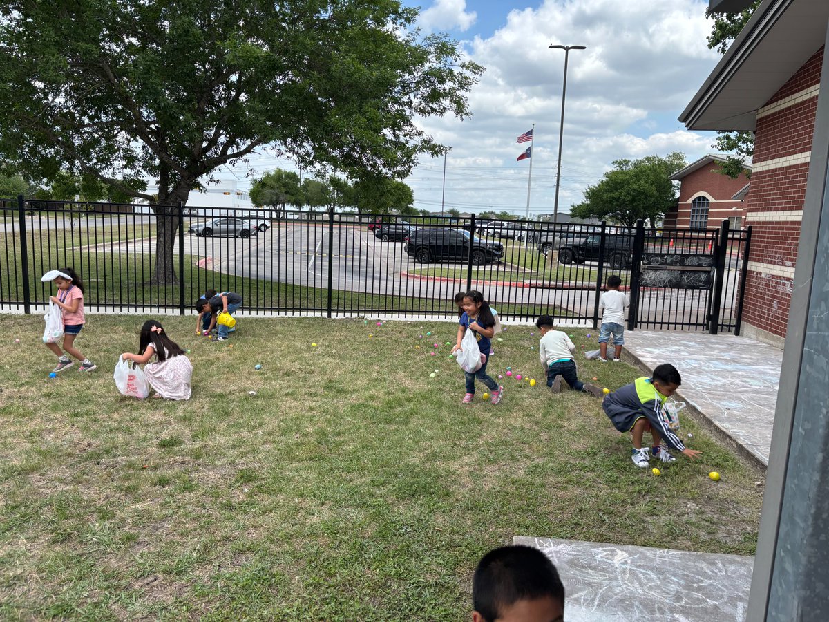 Yesterday, Kindergarten students had the opportunity to enjoy the weather and go on an egg hunt! 🐣🥚 #PophamProud🐼