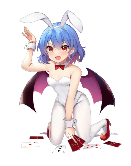 こちら咲夜とレミリアを描かせて頂いております～ポーカーが遊べるのは20日まで!宜しくお願いします!(画像はシャドバン対策をしています) 