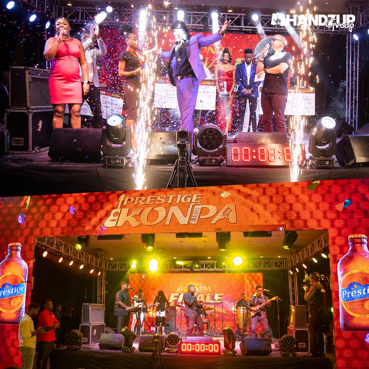 Revivez l’ambiance de la finale du concours Prestige Konpa, dont nous avions eu l'honneur de gérer la production.

Grâce à notre savoir-faire et celui de nos partenaires, nous avons pu délivrer un événement hors-pair qui marquera plus d'un.