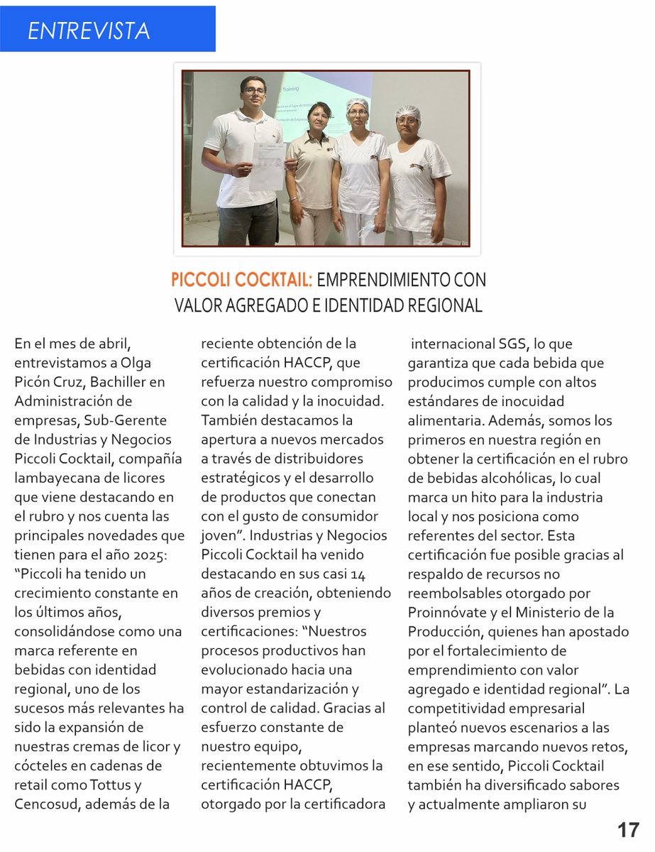 VitrinaChiclayo's tweet photo. Entrevista Piccoli Cocktail👏 https://t.co/rfBSOLnLC9
