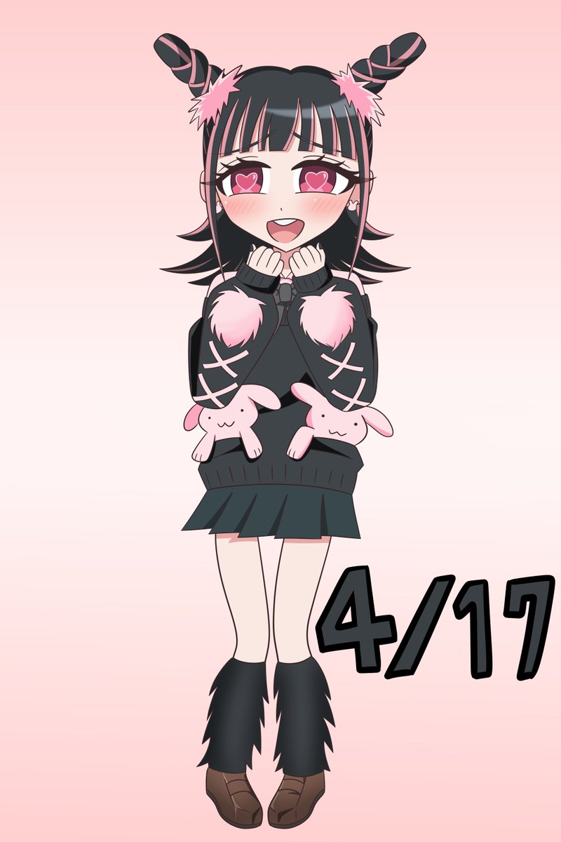 本日4月17日は逆集合体恐怖症の寂しがり屋、うさちゃんの誕生日