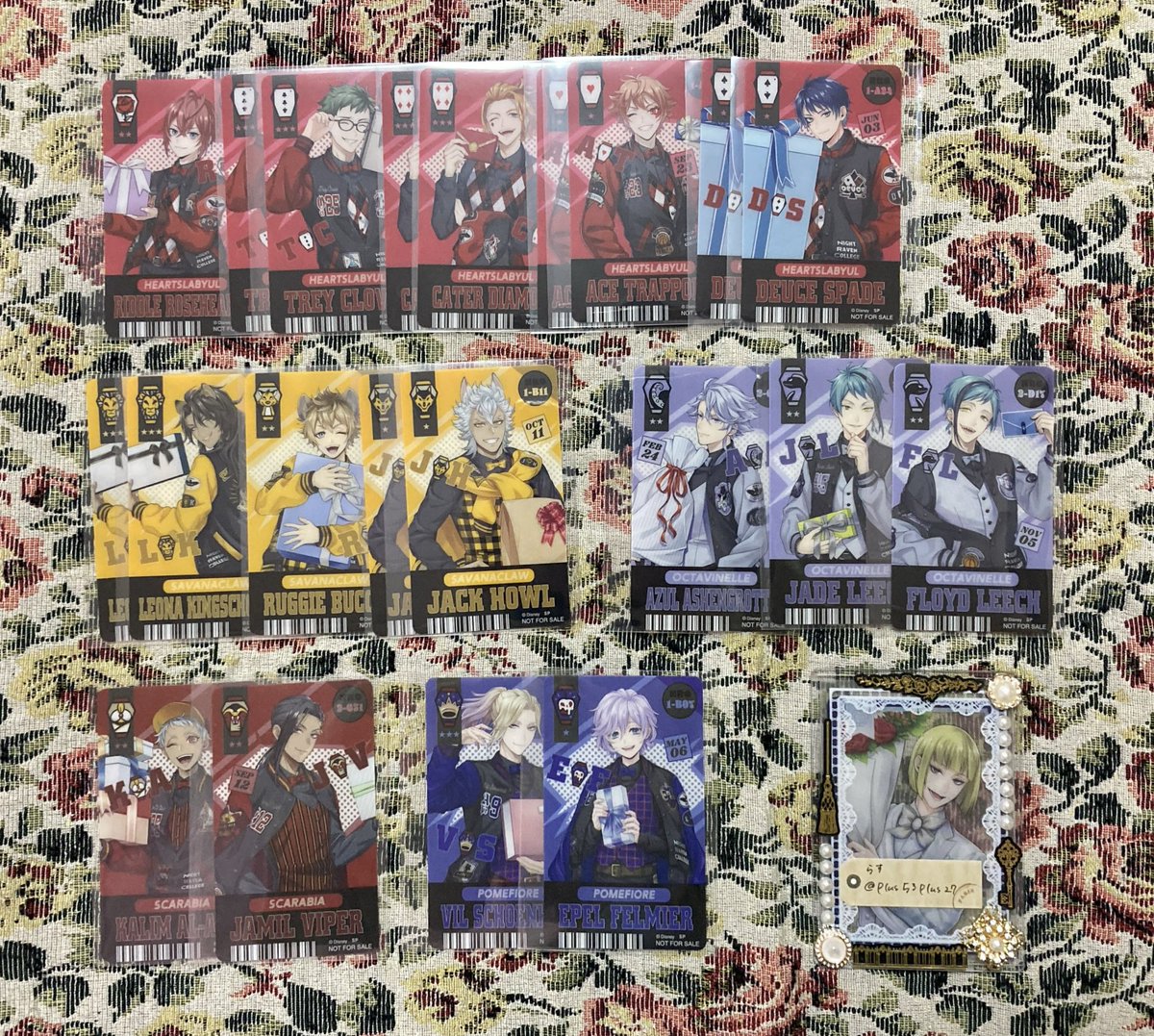 Plus53Plus27's tweet photo. ツイステ アニメイト 特典しおり ユニオン ブルーム 交換

譲）リドル/トレイ/ケイト/エース/デュース/レオナ/ラギー/ジャック☆/アズール/ジェイド/フロイド/カリム/ジャミル/ヴィル☆/エペル/イデア/オルト☆/マレウス/リリア/シルバー/セベク☆

求）ルーク

条件等リプへ続きます https://t.co/q0thVBOCL8