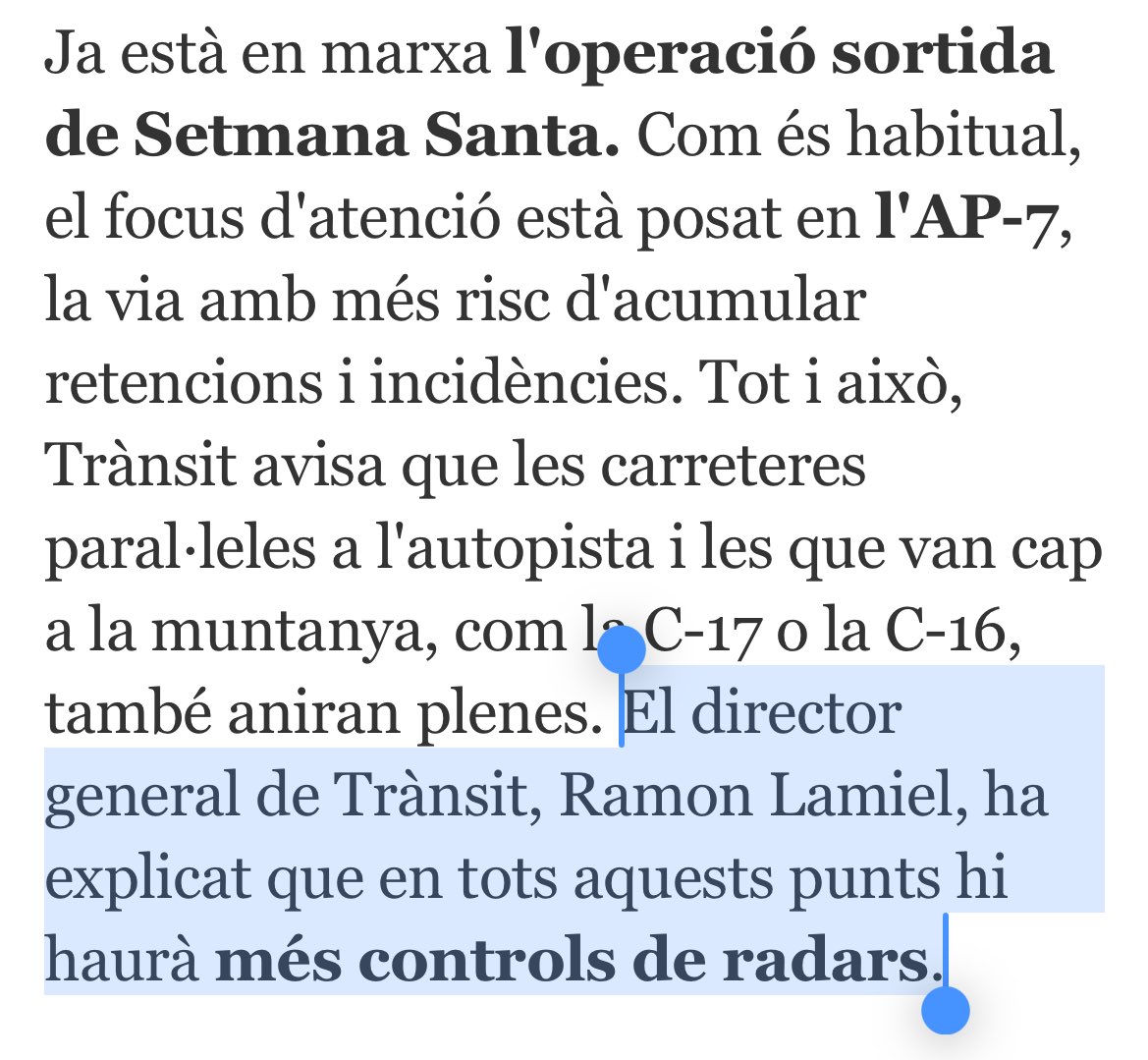 sempresaludava's tweet photo. Perquè tothom sap que els radars desintegren els embussos. https://t.co/eUAErZdhp5