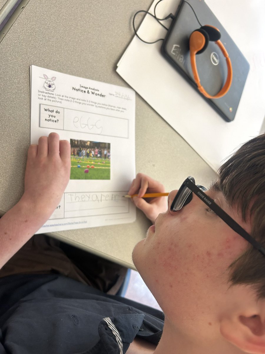 Working unbelievably hard on our Easter Egg packets !!