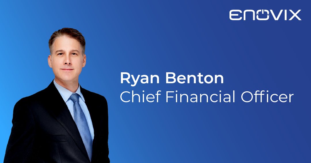 EnovixBatteries's tweet image. Enovix Appoints Ryan Benton as Chief Financial Officer
Read the press release here 👉🏼 ow.ly/ci4h50VCjV8