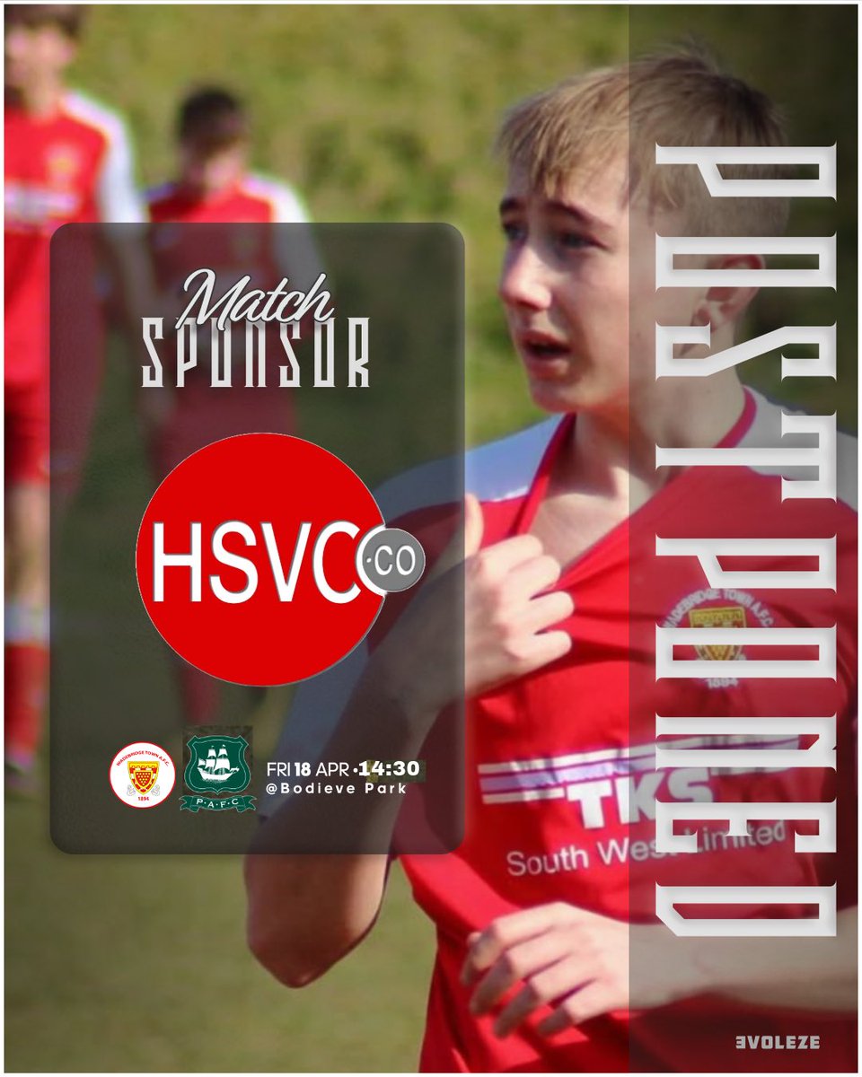 Wadebridge Town FC (@thebridger1894) on Twitter photo Unfortunately with tomorrowβs weather forecast, we have had to cancel the youth game between our Under 15s and <a href="/Argyle/">Plymouth Argyle FC</a> Under 14s before the #GroundHop game
#utbb #1stTeam #wadebridge #CmonYouBridgers #CompassionateClub
<a href="/swpleague/">WALTER C. PARSON PENINSULA LEAGUE</a> <a href="/swsportsnews/">South West Sports News</a> <a href="/KJMsport57/">Kevin Marriott</a> <a href="/Cornishfootball/">Dave Deacon</a> Unfortunately with tomorrowβs weather forecast, we have had to cancel the youth game between our Under 15s and <a href="/Argyle/">Plymouth Argyle FC</a> Under 14s before the #GroundHop game
#utbb #1stTeam #wadebridge #CmonYouBridgers #CompassionateClub
<a href="/swpleague/">WALTER C. PARSON PENINSULA LEAGUE</a> <a href="/swsportsnews/">South West Sports News</a> <a href="/KJMsport57/">Kevin Marriott</a> <a href="/Cornishfootball/">Dave Deacon</a>