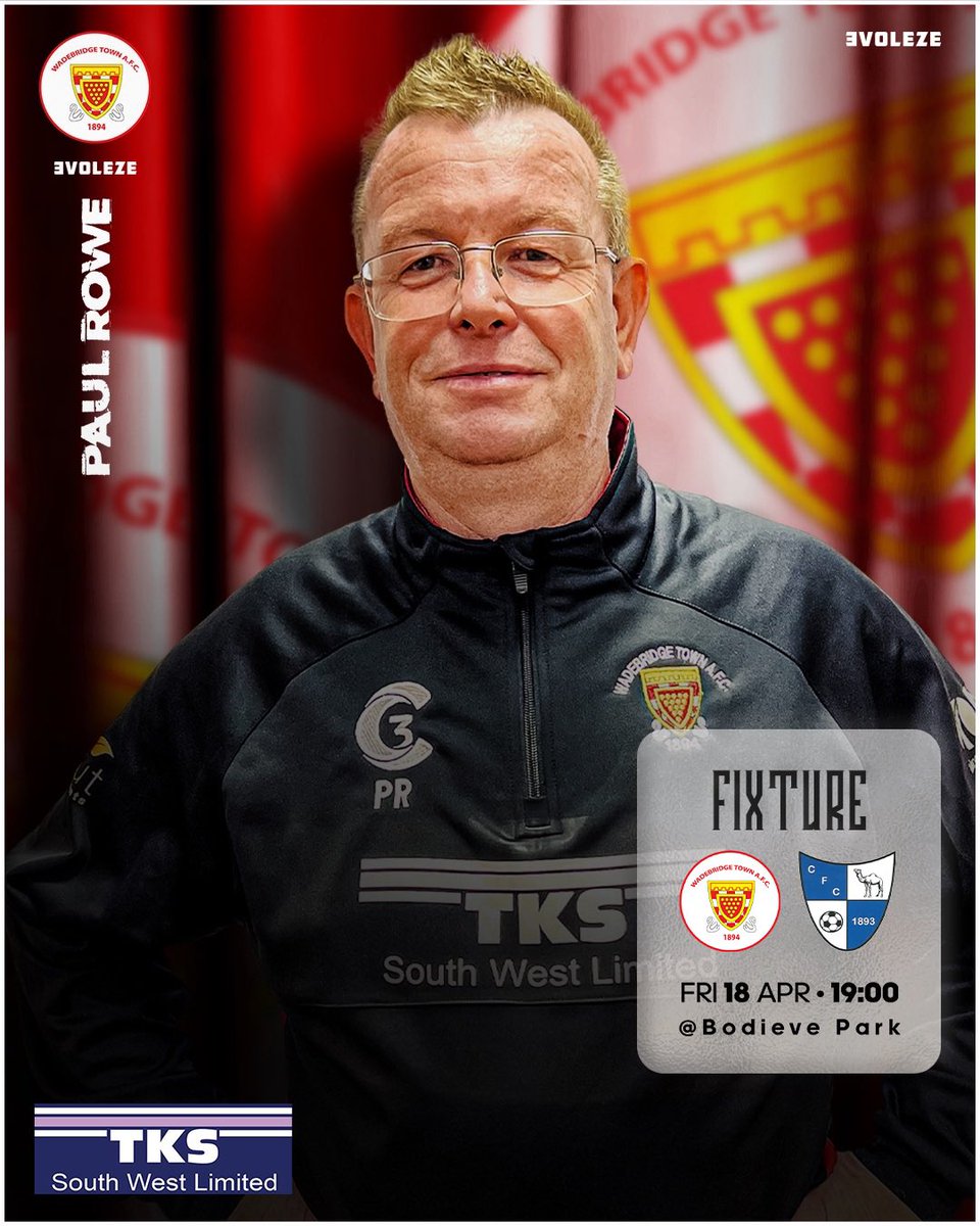 Wadebridge Town FC (@thebridger1894) on Twitter photo The #1stTeam game for the Easter #GroundHop currently goes ahead as planned
π Home to <a href="/TheCamels1893/">Camelford FC</a>
π <a href="/swpleague/">WALTER C. PARSON PENINSULA LEAGUE</a>
π
Friday 18/04/25
π Bodieve Park, PL27 6EA
π 19:00
#utbb #wadebridge #CmonYouBridgers
<a href="/swpleague/">WALTER C. PARSON PENINSULA LEAGUE</a> <a href="/swsportsnews/">South West Sports News</a> <a href="/KJMsport57/">Kevin Marriott</a> <a href="/Cornishfootball/">Dave Deacon</a> <a href="/evoleze/">Evoleze: Sports Social Media Marketing</a> The #1stTeam game for the Easter #GroundHop currently goes ahead as planned
π Home to <a href="/TheCamels1893/">Camelford FC</a>
π <a href="/swpleague/">WALTER C. PARSON PENINSULA LEAGUE</a>
π
Friday 18/04/25
π Bodieve Park, PL27 6EA
π 19:00
#utbb #wadebridge #CmonYouBridgers
<a href="/swpleague/">WALTER C. PARSON PENINSULA LEAGUE</a> <a href="/swsportsnews/">South West Sports News</a> <a href="/KJMsport57/">Kevin Marriott</a> <a href="/Cornishfootball/">Dave Deacon</a> <a href="/evoleze/">Evoleze: Sports Social Media Marketing</a>