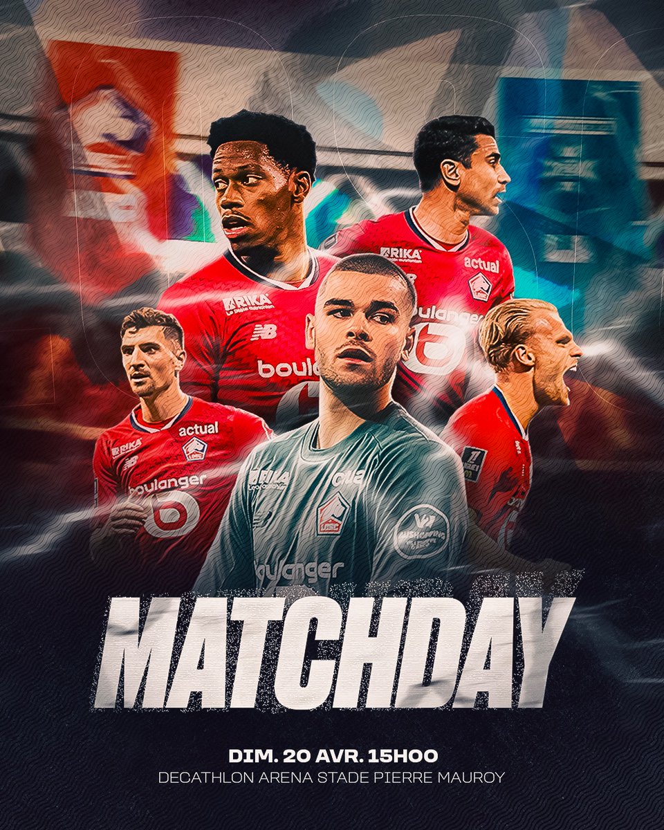 losclive's tweet photo. 🚨 𝑴𝑨𝑻𝑪𝑯𝑫𝑨𝒀 🚨

Sprint final, étape 1 - LOSC 🆚 @AJA ⚔️
Coup d'envoi à 15h 🔜

#LOSCAJA https://t.co/Rg5uhLZtQY