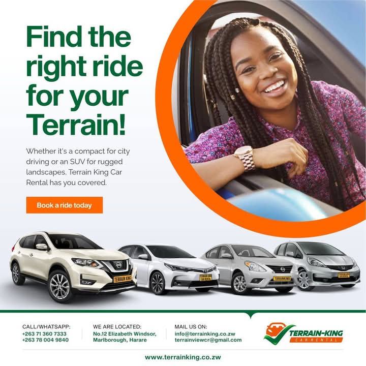 pedziemsr's tweet photo. Find the right ride for your Terrain at Terrain King Car Rental 

 LSimply visit our website https://t.co/k6mvZsiGbK and make a booking or get in touch with us via email or phone. 

Come journey with us

Book your ride today!!!! 

https://t.co/2GBGhjdxp3 
https://t.co/rYqn96Ccsc https://t.co/6yX4XOGJcU