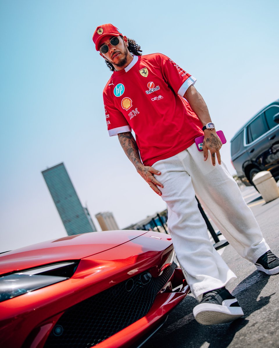 Lewis stepping out of the Ferrari 😮‍💨❤️

#F1 #SaudiArabianGP