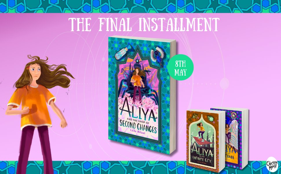 The stunning finale to the middle-Eastern inspired series, ALIYA TO THE INFINITE CITY✨

‘An epic adventure packed with richness and history and a brilliant new magical school’ ZOHRA NABI, AUTHOR OF THE KINGDOM OVER THE SEA