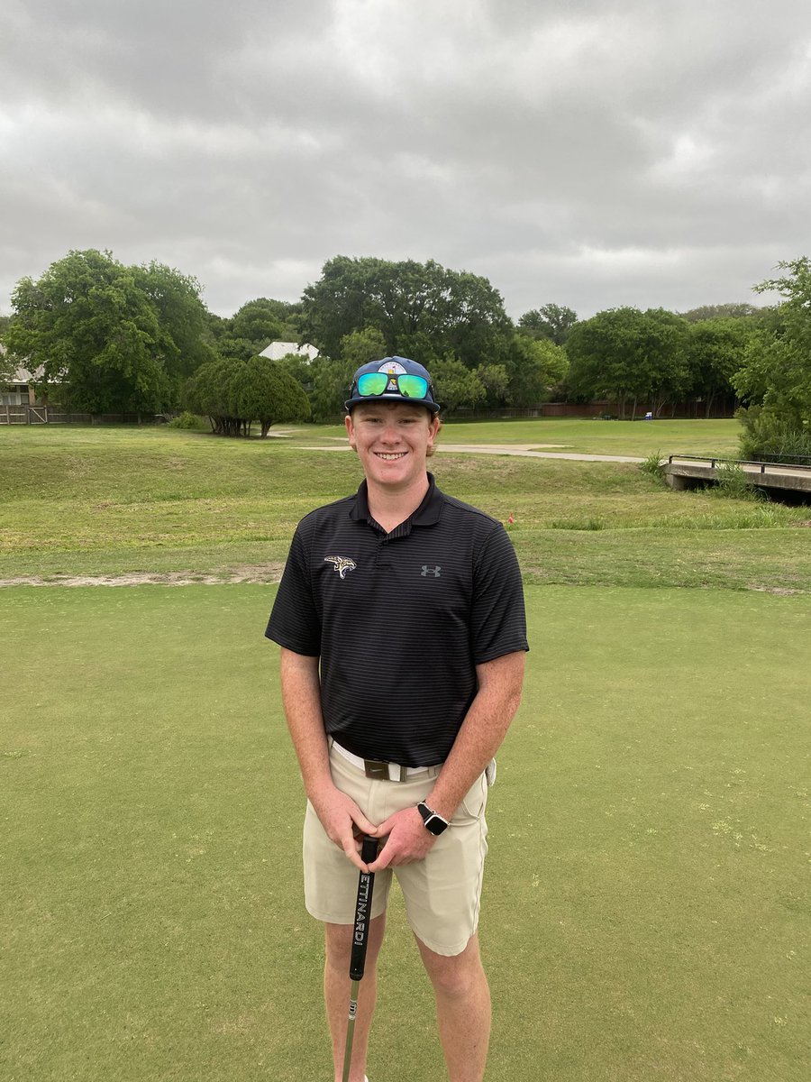 Jack ready to tee off day 2 Regionals.
