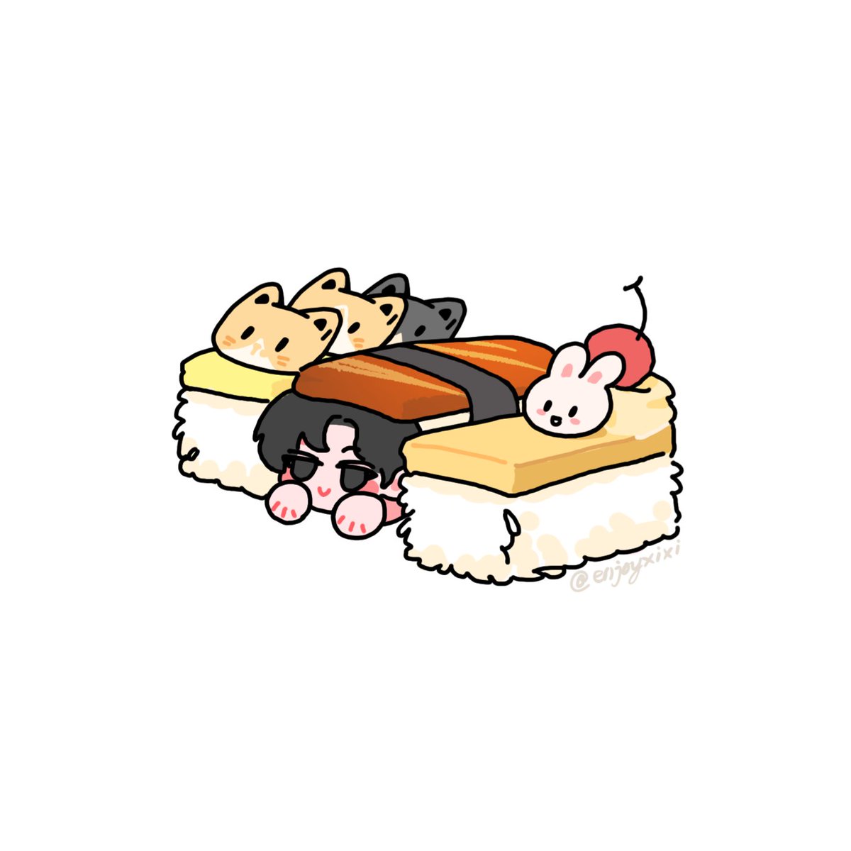 寿司🍣

#LeeKnow #리노 #リノ #李旻浩
#Straykidsfanart