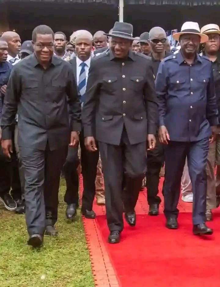 My friends and I walking out of the exam room after kuiba kila kitu.