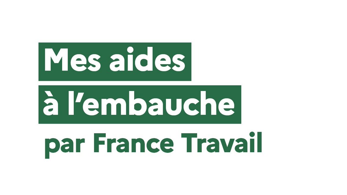 Vous envisagez de former et/ou de recruter
Avec "Mes aides à l'embauche" découvrez, ⏱️en moins de 2⃣ minutes, si votre projet de recrutement est éligible à une aide 🚀youtu.be/08CKUDtm-3Q?si…