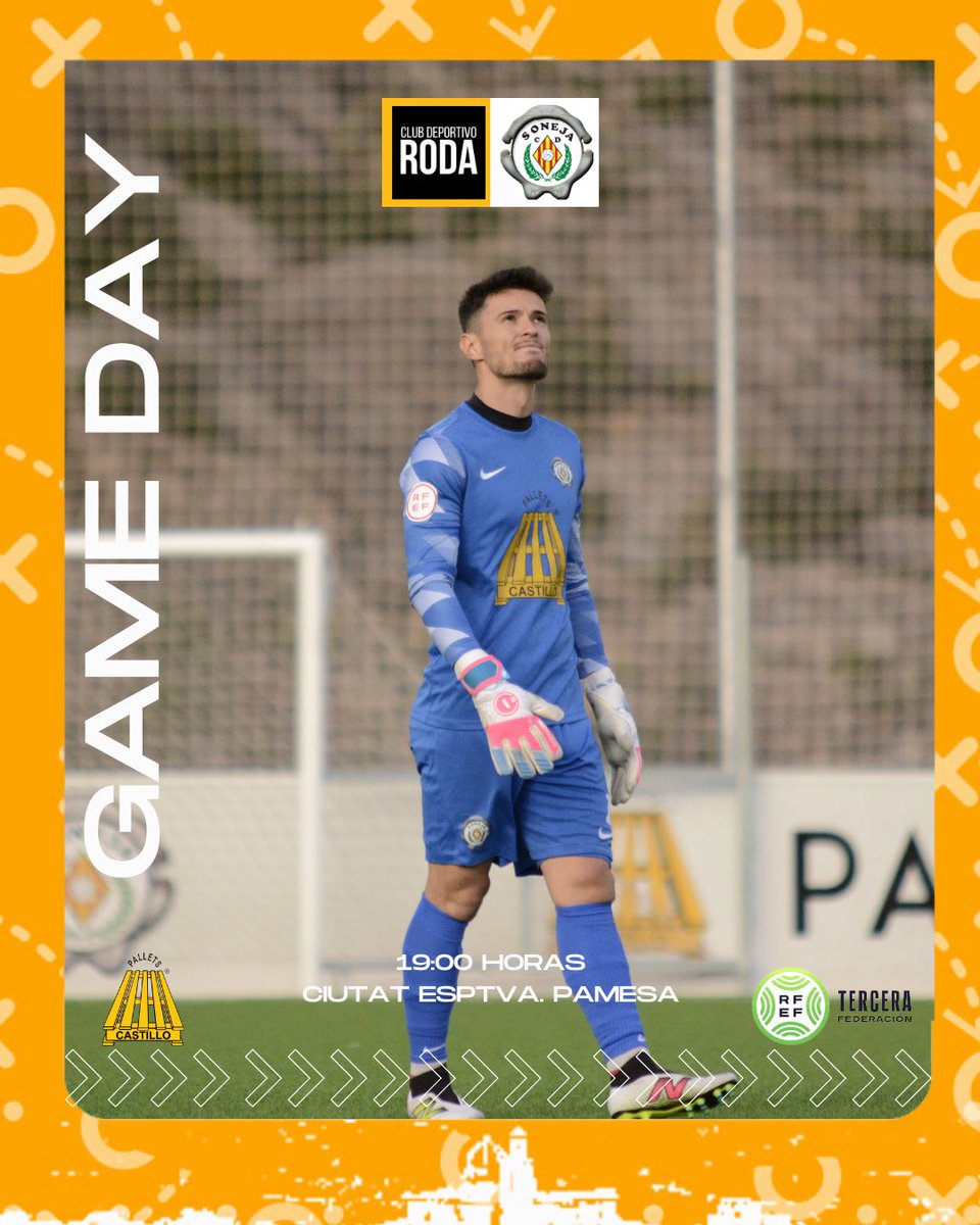 ¡𝗗𝗜𝗔 𝗗𝗘 𝗣𝗔𝗥𝗧𝗜𝗗𝗢!

¡Nos vemos esta tarde en la Ciudad Deportiva de Pamesa!  🐝

#PalletsCastillo🪵