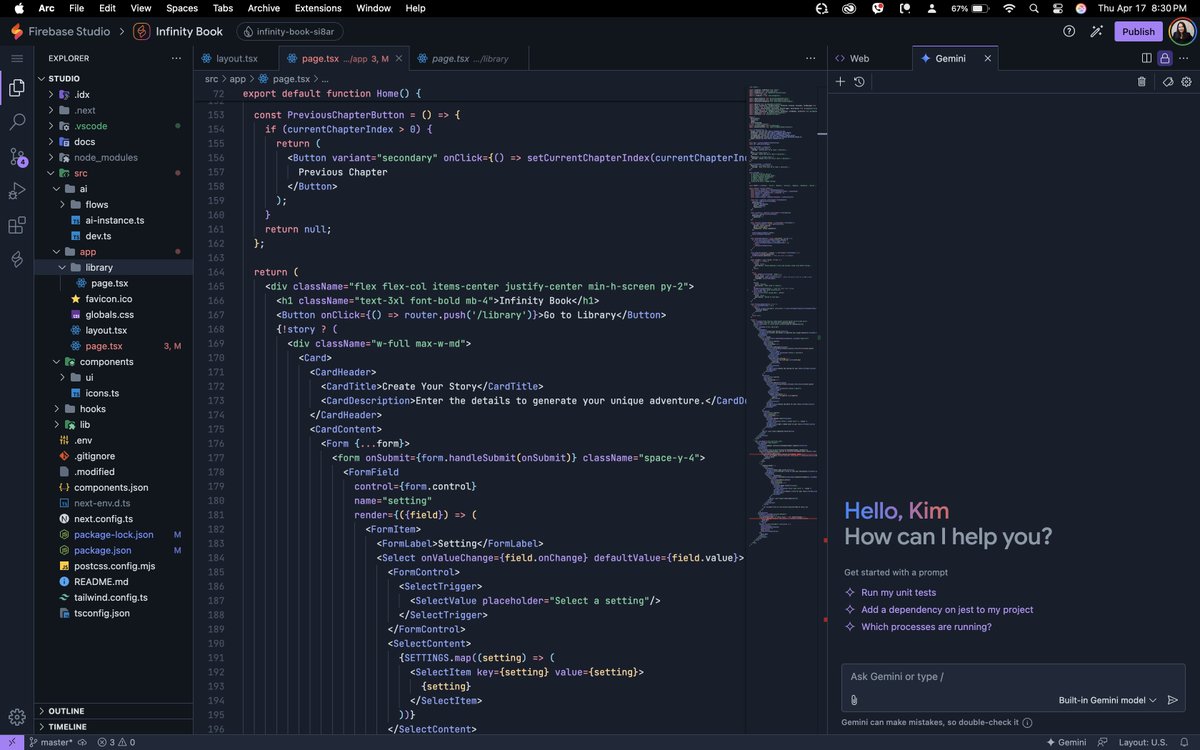 kimberrypi's tweet image. Is this how &quot;vibe coding&quot; works? A full-blown app without writing a single line of code?

I tried Firebase Studio for ten minutes… and here’s what I ended up with:

#firebasestudio #vibecoding