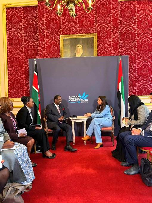 On the sidelines of the London Sudan Conference, Assistant Minister Lana Nusseibeh and Kenya’s Cabinet Secretary Dr. Musalia Mudavadi mapped out an expanded UAE–Kenya partnership, focusing on trade, ICT, and cultural exchanges to deepen people‑to‑people ties. #UAEKenya