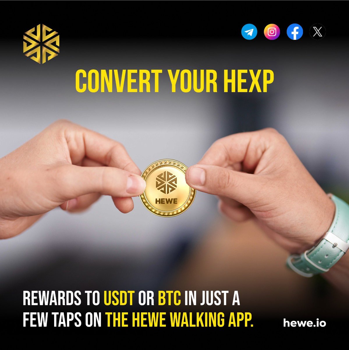 heweofficial's tweet photo. Walk it. Stack it. Swap it.

Turn your steps into USDT or BTC in just a few taps!

Let your grind pay in crypto.

#HEWE #WalkToEarn #HeXP #CryptoFlex #USDT #BTC #StepAndEarn #SideHustleVibes https://t.co/ZHmcg9np7T