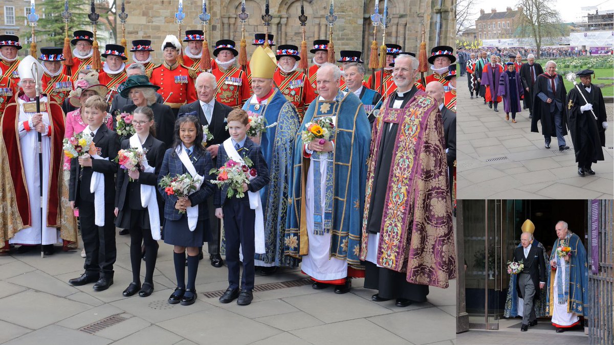 Durham University (@durham_uni) on Twitter photo King Charles and Queen Camilla have left <a href="/durhamcathedral/">Durham Cathedral</a>, having taken part in the Royal Maundy Service. Thank you to everyone who joined us for this unforgettable day 💜
@royalfamily King Charles and Queen Camilla have left <a href="/durhamcathedral/">Durham Cathedral</a>, having taken part in the Royal Maundy Service. Thank you to everyone who joined us for this unforgettable day 💜
@royalfamily